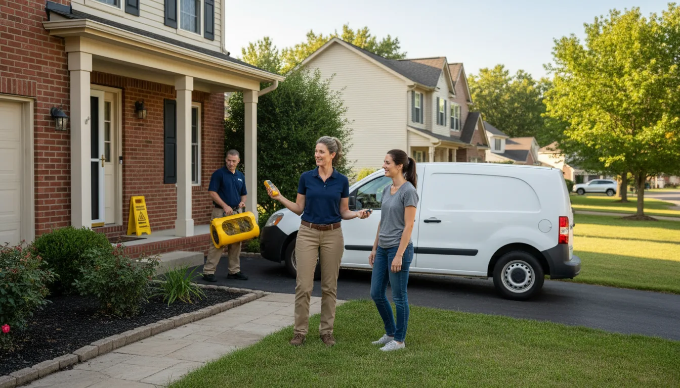 Water restoration image for Mold Remediation in Santa Fe, TN